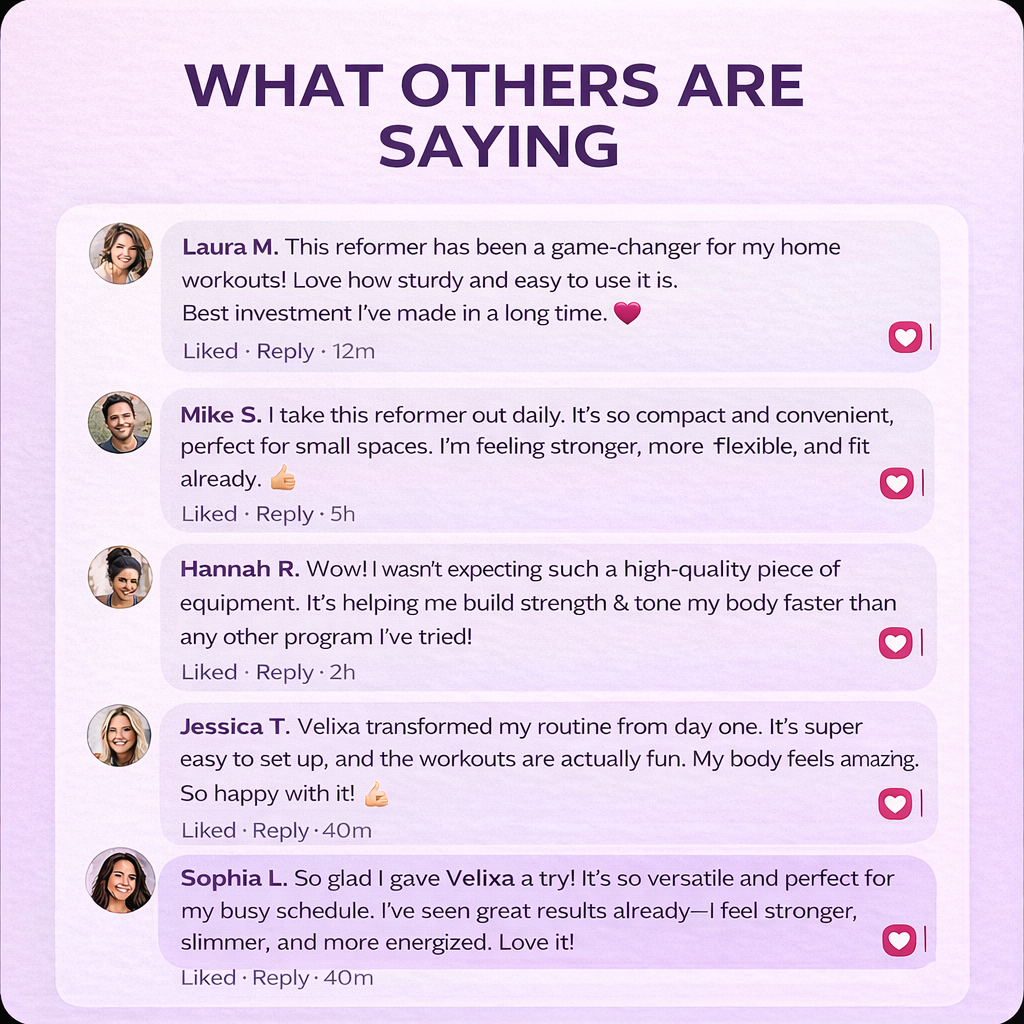 Velixa™ Pilates Reformer Set